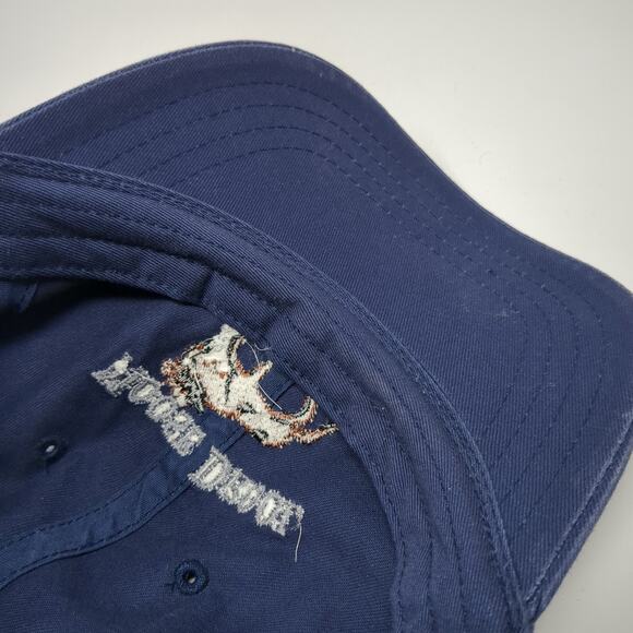 Moose Drool Brown Ale Baseball Cap Blue One Size Adjustable Big Sky Brewing - Picture 8 of 9